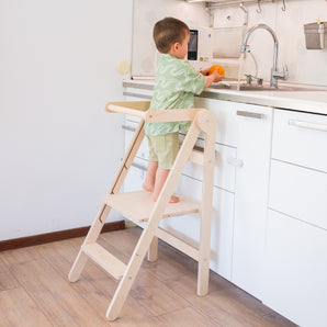 Montessori Verstellbarer & Faltbarer Lernturm