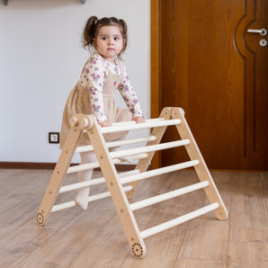 Indoor Montessori Triangle Climbing Ladder for Toddlers